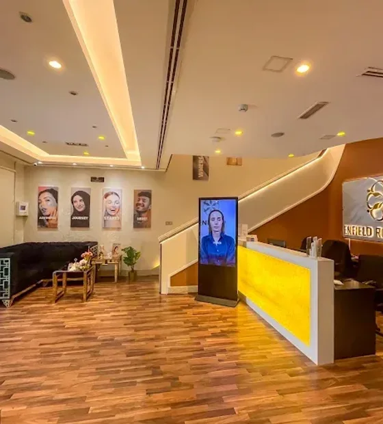 Consultation room at Skin Booster Lab, Al Manara, Dubai